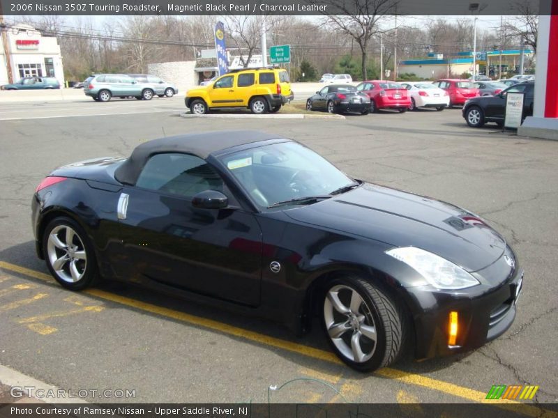 Magnetic Black Pearl / Charcoal Leather 2006 Nissan 350Z Touring Roadster