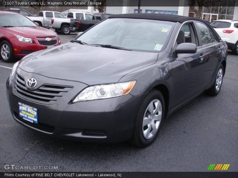 Magnetic Gray Metallic / Bisque 2007 Toyota Camry LE