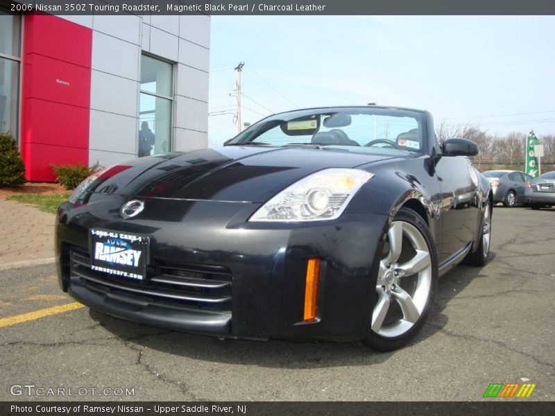 Magnetic Black Pearl / Charcoal Leather 2006 Nissan 350Z Touring Roadster