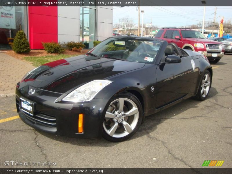 Magnetic Black Pearl / Charcoal Leather 2006 Nissan 350Z Touring Roadster