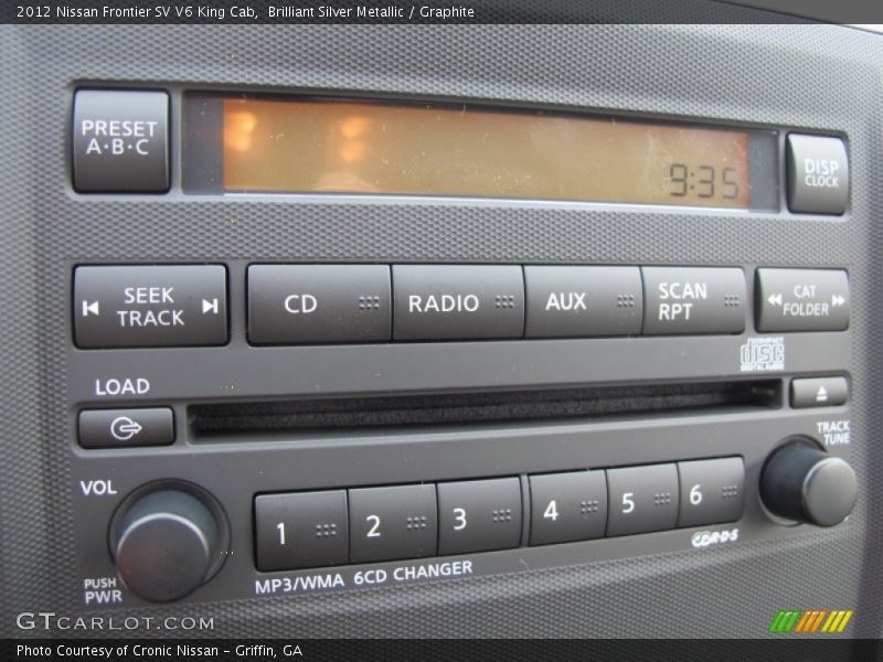 Brilliant Silver Metallic / Graphite 2012 Nissan Frontier SV V6 King Cab