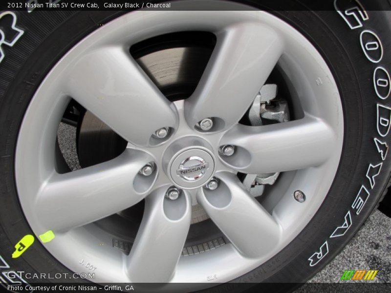 Galaxy Black / Charcoal 2012 Nissan Titan SV Crew Cab
