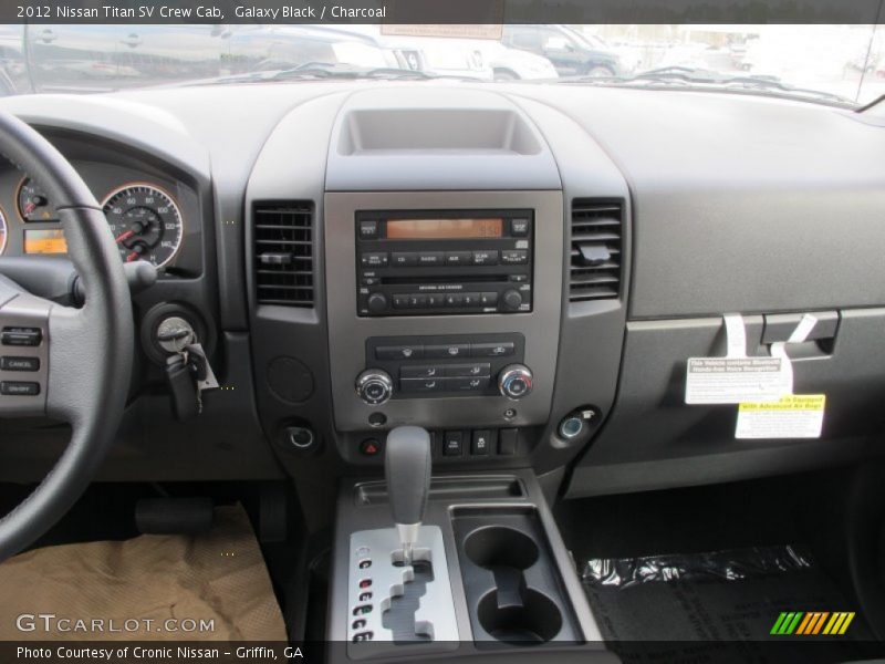 Galaxy Black / Charcoal 2012 Nissan Titan SV Crew Cab
