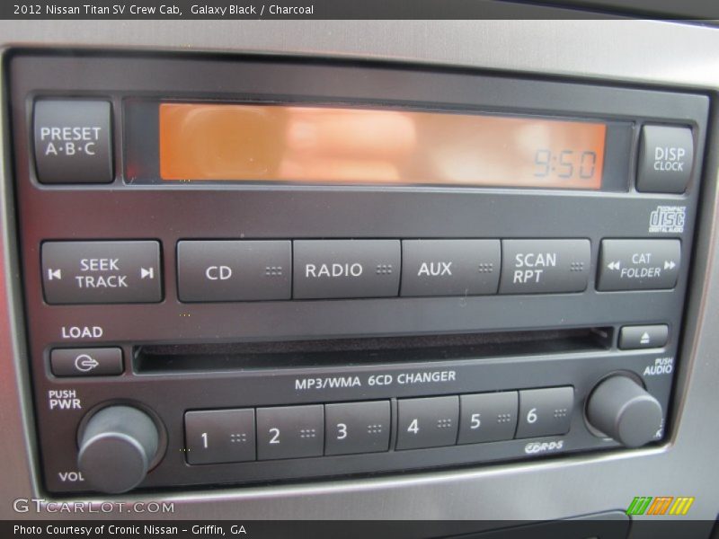 Galaxy Black / Charcoal 2012 Nissan Titan SV Crew Cab