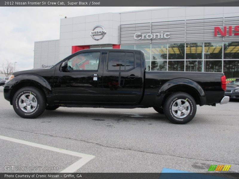 Super Black / Steel 2012 Nissan Frontier SV Crew Cab