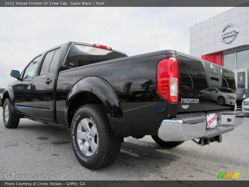 Super Black / Steel 2012 Nissan Frontier SV Crew Cab