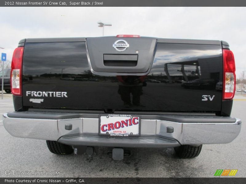 Super Black / Steel 2012 Nissan Frontier SV Crew Cab