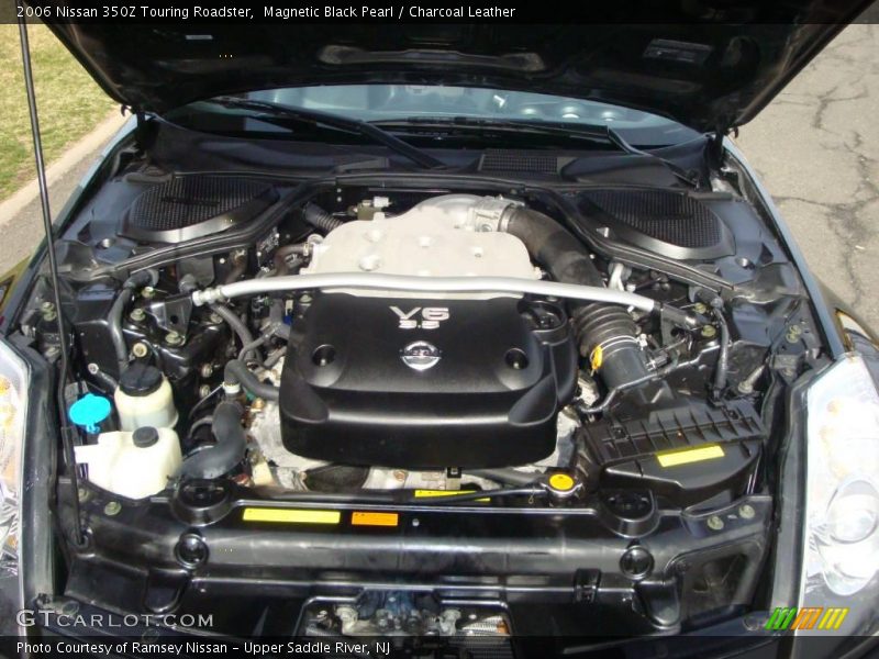 Magnetic Black Pearl / Charcoal Leather 2006 Nissan 350Z Touring Roadster