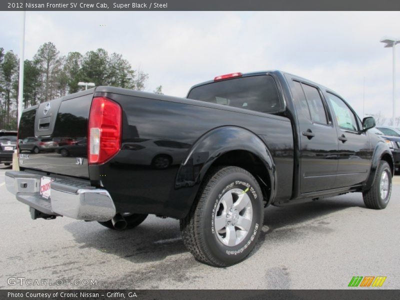 Super Black / Steel 2012 Nissan Frontier SV Crew Cab