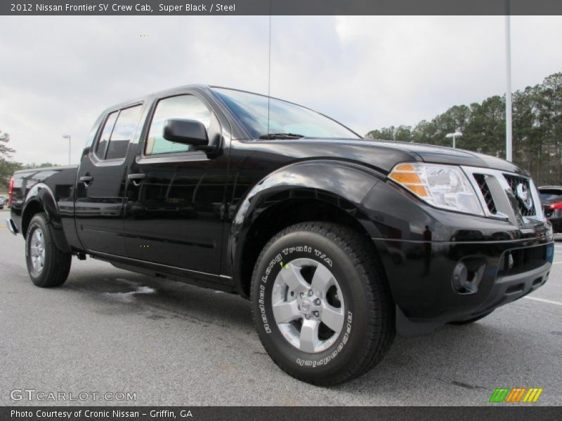 Super Black / Steel 2012 Nissan Frontier SV Crew Cab