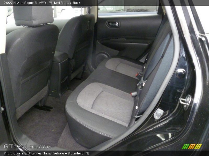 Wicked Black / Black 2009 Nissan Rogue SL AWD