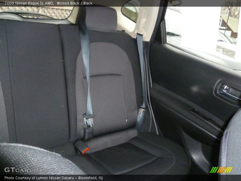 Wicked Black / Black 2009 Nissan Rogue SL AWD