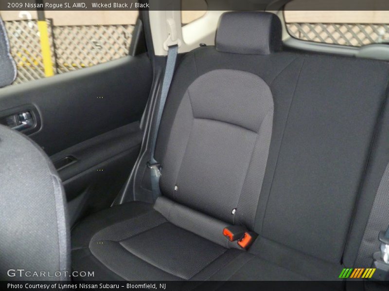 Wicked Black / Black 2009 Nissan Rogue SL AWD