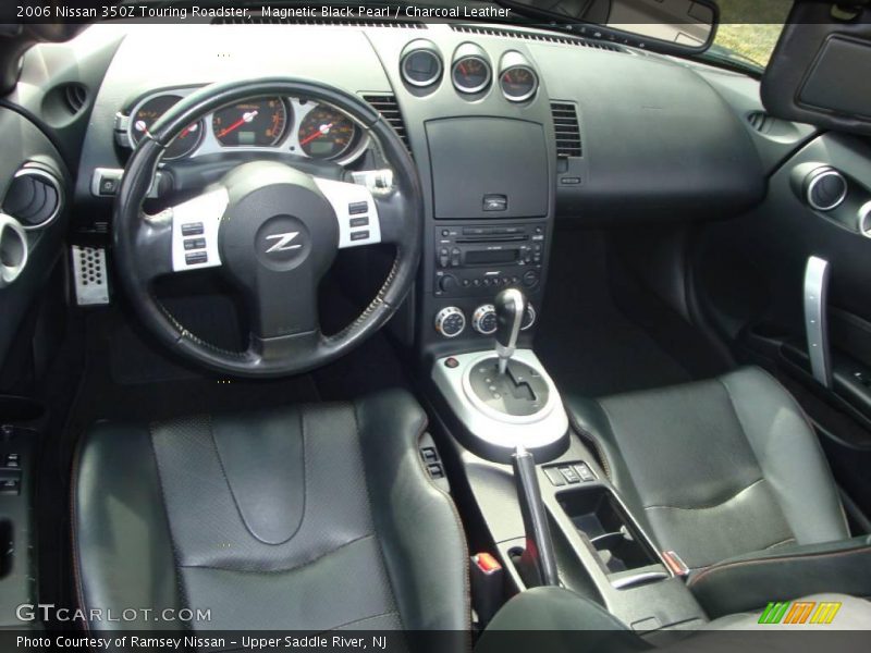 Magnetic Black Pearl / Charcoal Leather 2006 Nissan 350Z Touring Roadster