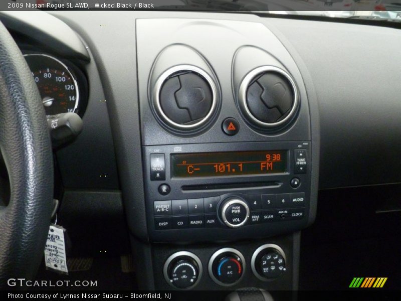 Wicked Black / Black 2009 Nissan Rogue SL AWD