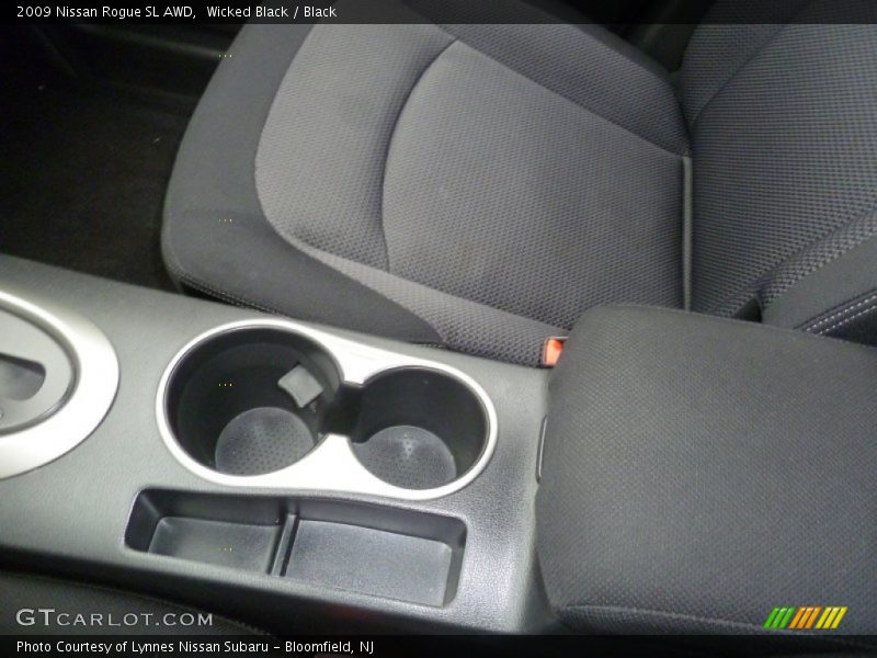 Wicked Black / Black 2009 Nissan Rogue SL AWD