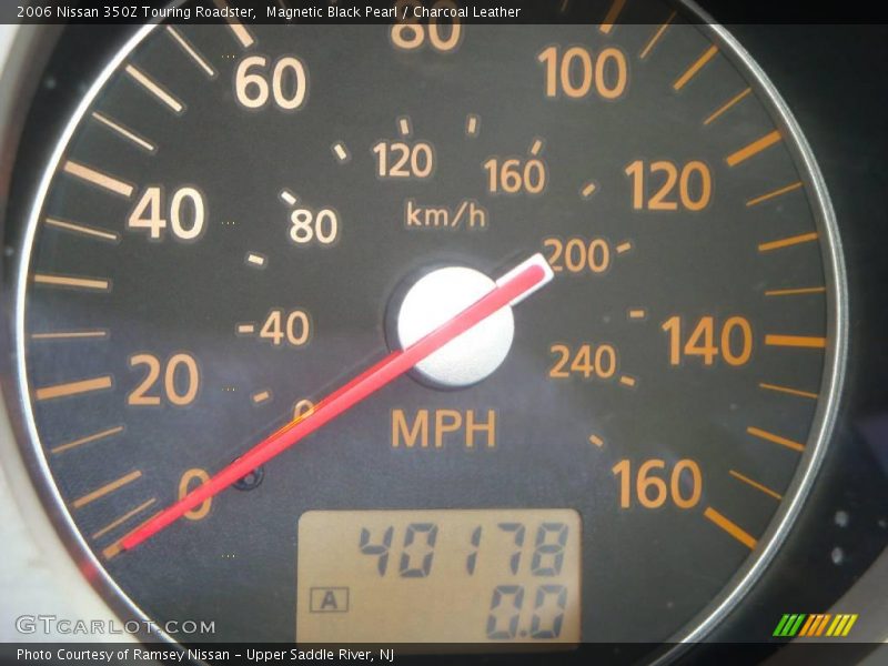 Magnetic Black Pearl / Charcoal Leather 2006 Nissan 350Z Touring Roadster