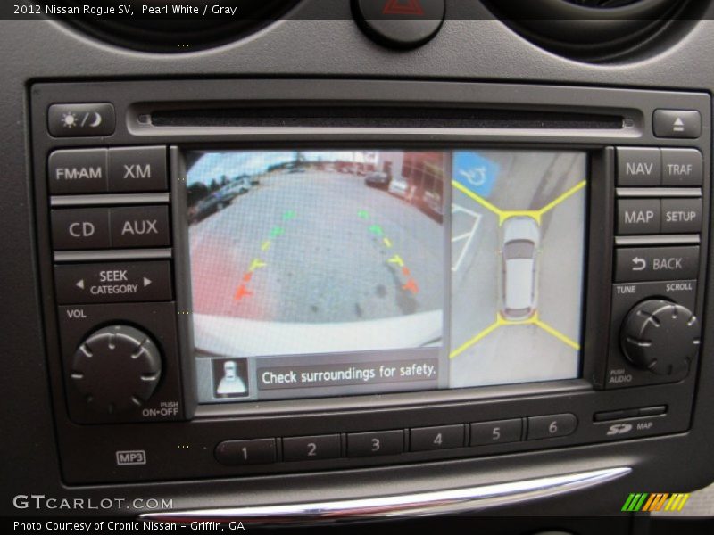 Pearl White / Gray 2012 Nissan Rogue SV