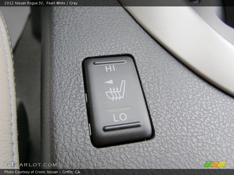 Pearl White / Gray 2012 Nissan Rogue SV