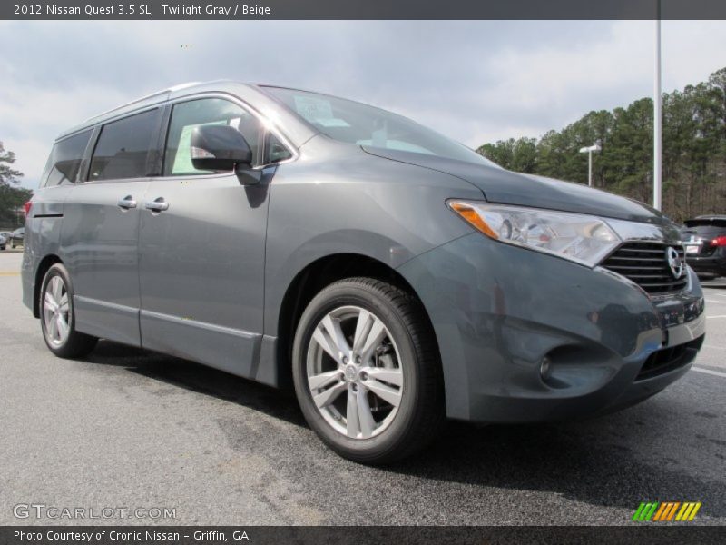 Twilight Gray / Beige 2012 Nissan Quest 3.5 SL