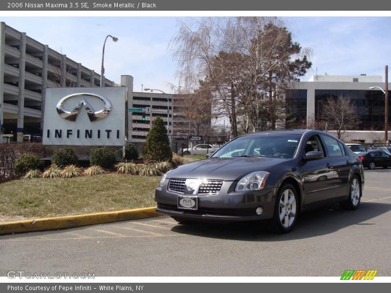 Smoke Metallic / Black 2006 Nissan Maxima 3.5 SE
