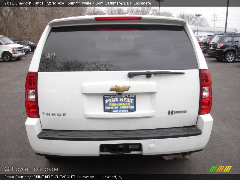 Summit White / Light Cashmere/Dark Cashmere 2011 Chevrolet Tahoe Hybrid 4x4