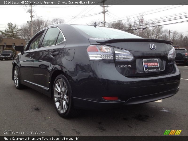 Smoky Granite Mica / Black 2010 Lexus HS 250h Hybrid Premium