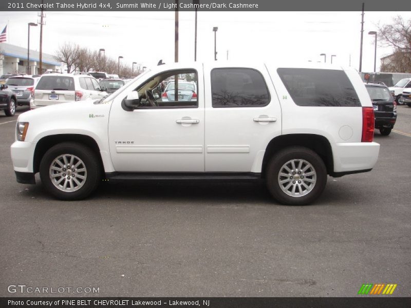 Summit White / Light Cashmere/Dark Cashmere 2011 Chevrolet Tahoe Hybrid 4x4