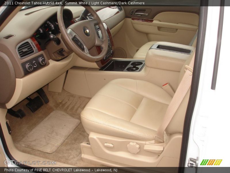 Summit White / Light Cashmere/Dark Cashmere 2011 Chevrolet Tahoe Hybrid 4x4