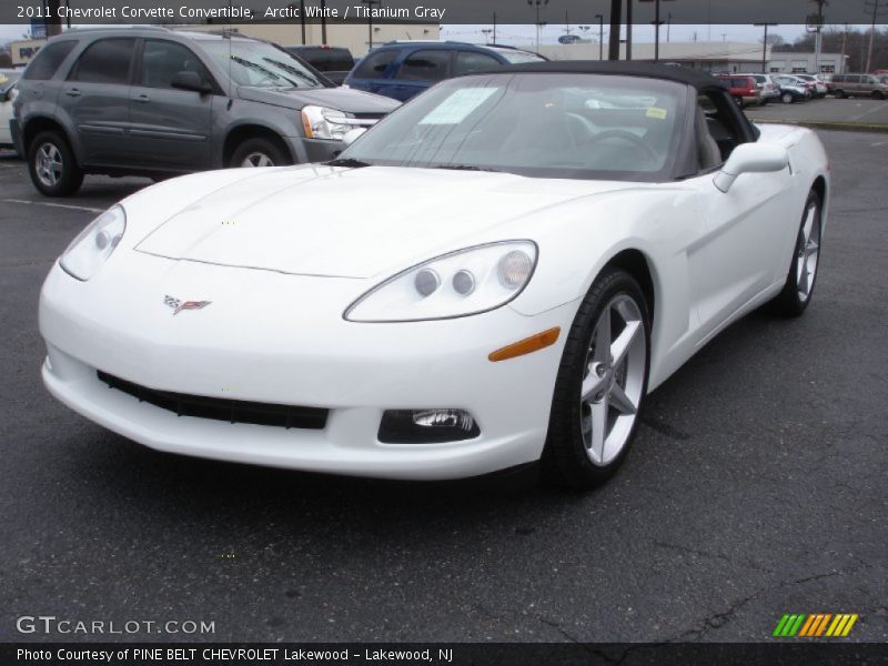 Front 3/4 View of 2011 Corvette Convertible