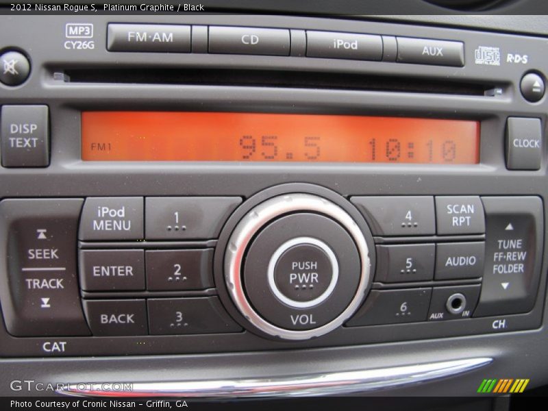 Platinum Graphite / Black 2012 Nissan Rogue S