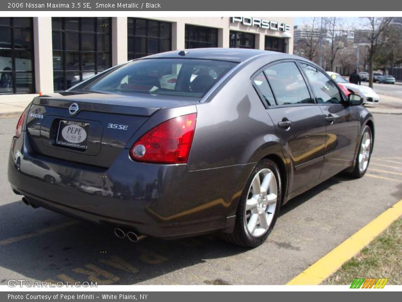 Smoke Metallic / Black 2006 Nissan Maxima 3.5 SE