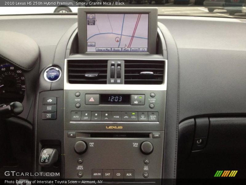 Smoky Granite Mica / Black 2010 Lexus HS 250h Hybrid Premium
