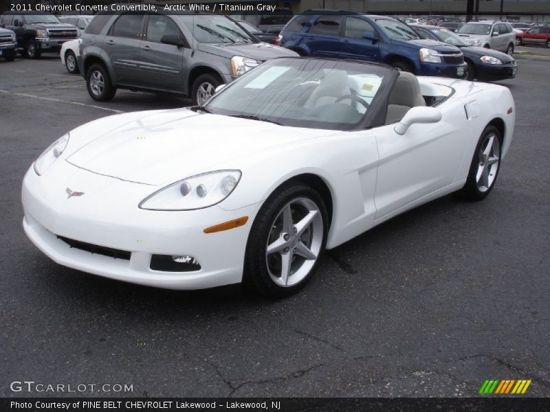 Front 3/4 View of 2011 Corvette Convertible