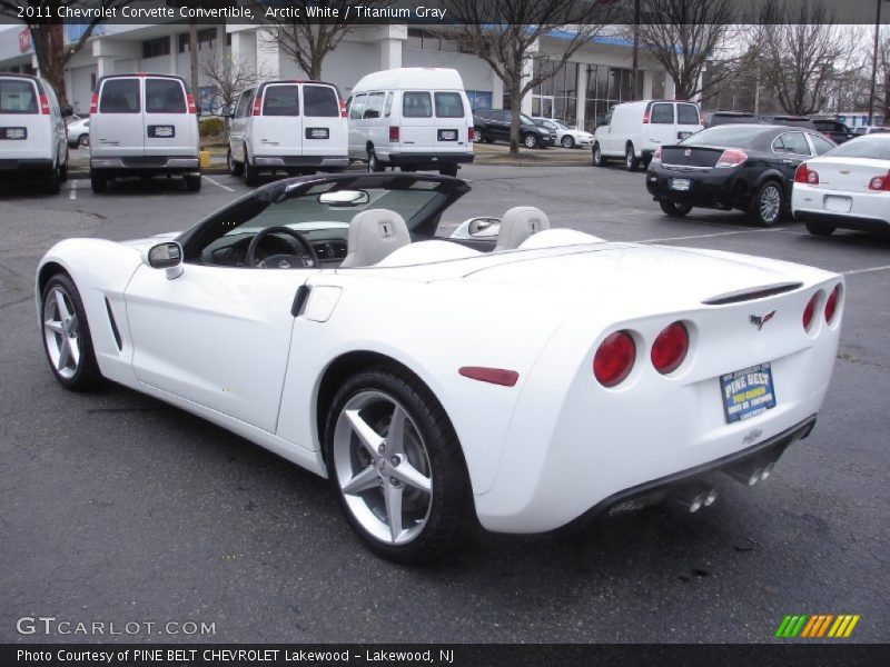 Arctic White / Titanium Gray 2011 Chevrolet Corvette Convertible