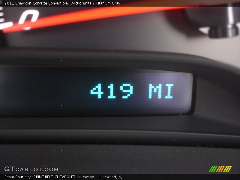 Arctic White / Titanium Gray 2011 Chevrolet Corvette Convertible
