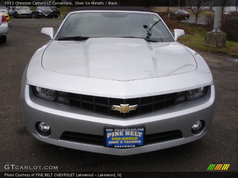 Silver Ice Metallic / Black 2011 Chevrolet Camaro LT Convertible