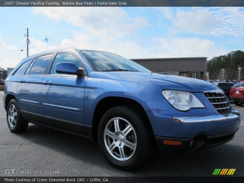 Marine Blue Pearl / Pastel Slate Gray 2007 Chrysler Pacifica Touring