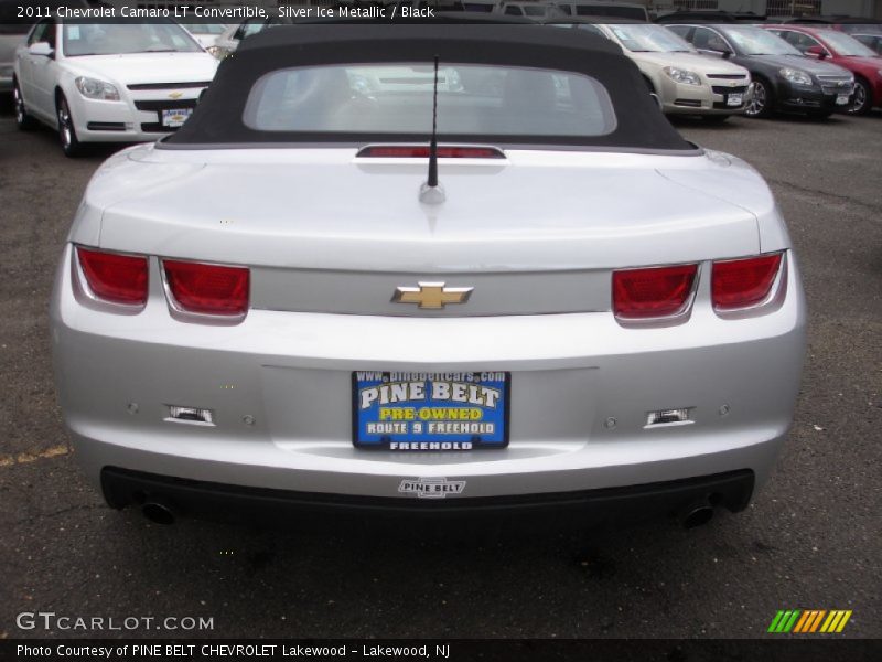 Silver Ice Metallic / Black 2011 Chevrolet Camaro LT Convertible