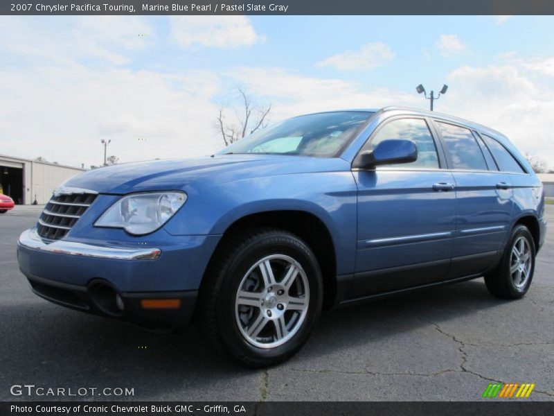Marine Blue Pearl / Pastel Slate Gray 2007 Chrysler Pacifica Touring