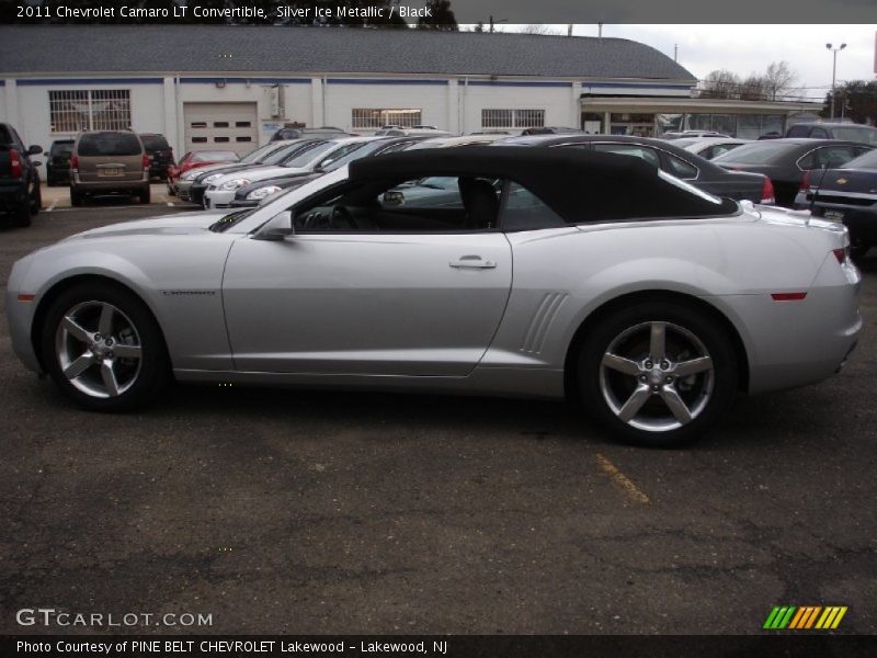 Silver Ice Metallic / Black 2011 Chevrolet Camaro LT Convertible