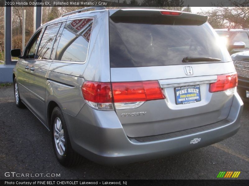 Polished Metal Metallic / Gray 2010 Honda Odyssey EX