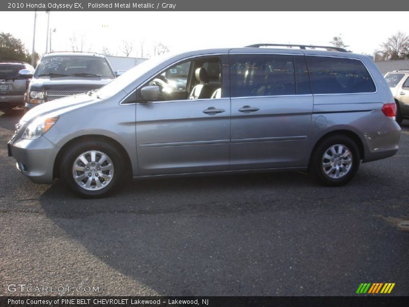Polished Metal Metallic / Gray 2010 Honda Odyssey EX