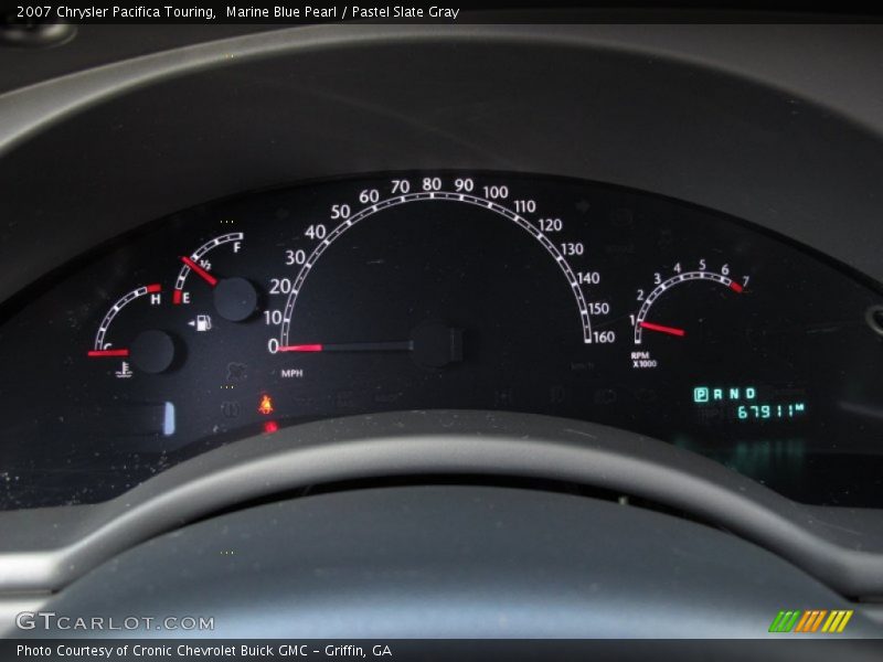 Marine Blue Pearl / Pastel Slate Gray 2007 Chrysler Pacifica Touring