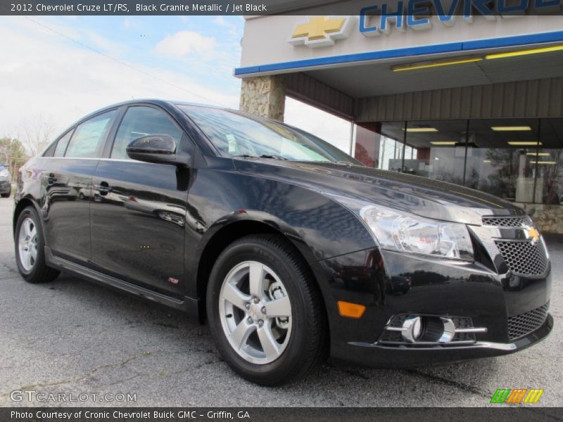 Black Granite Metallic / Jet Black 2012 Chevrolet Cruze LT/RS