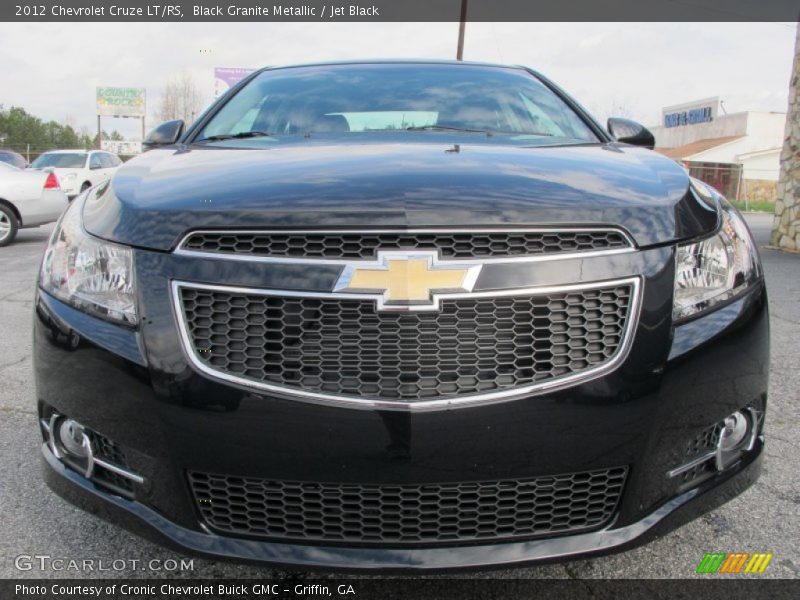 Black Granite Metallic / Jet Black 2012 Chevrolet Cruze LT/RS