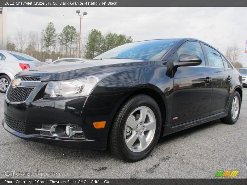 Black Granite Metallic / Jet Black 2012 Chevrolet Cruze LT/RS