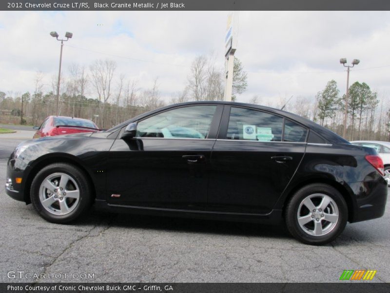 Black Granite Metallic / Jet Black 2012 Chevrolet Cruze LT/RS
