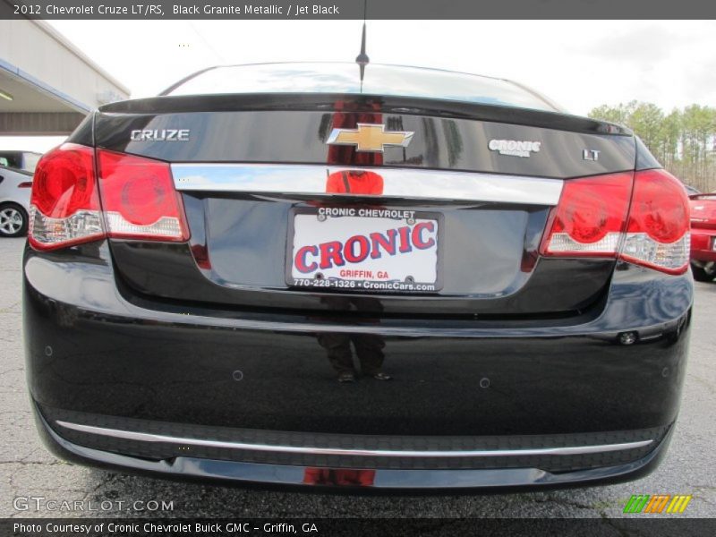 Black Granite Metallic / Jet Black 2012 Chevrolet Cruze LT/RS