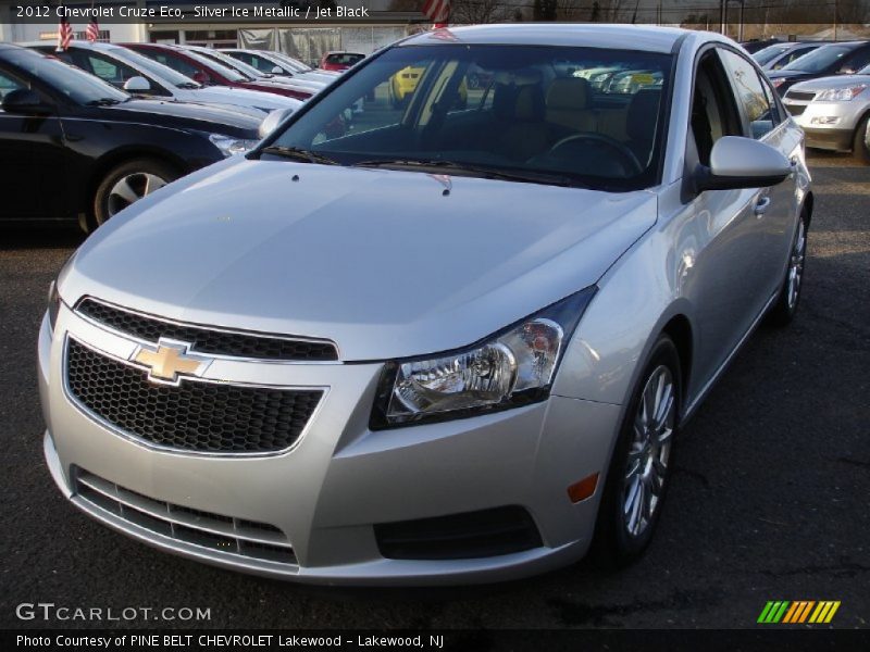 Silver Ice Metallic / Jet Black 2012 Chevrolet Cruze Eco